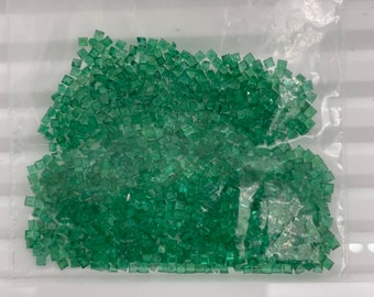 Natural Fine Zambian Emerald Square Step cut AAA Quality Available in 1/2ct and 1ct lots Selling at Closeout Prices