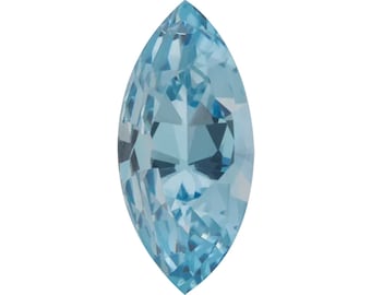 Lab Grown Aquamarine Spinel Marquise Cut AAA Quality Available in 4x2mm - 12x6mm