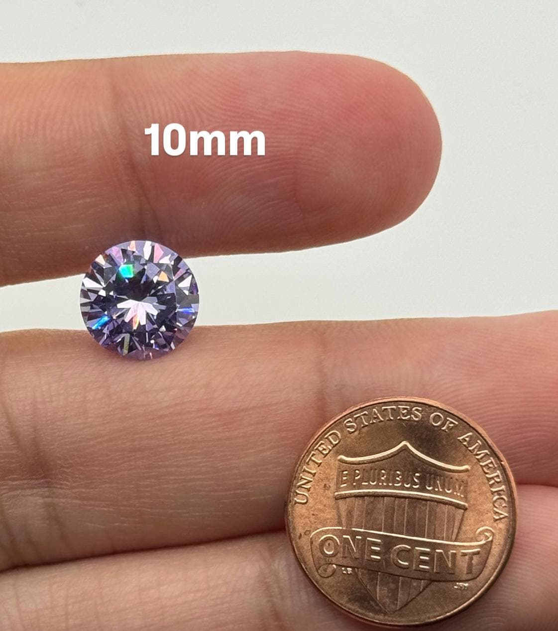 Loose Cubic Zirconia Stones With Holes - 4-10mm, 7 Colors, DIY Jewelry Making