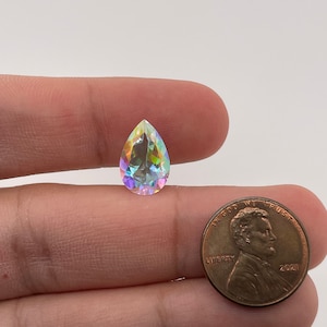 Natürlicher mystischer Merkur-Nebel-Topas-Birnen-Schnitt AAA-Qualität Erhältlich in 5 x 3 MM - 15 x 10 MM