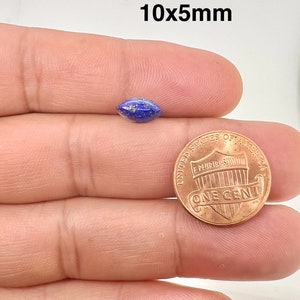 Natural Lapis Marquise Shape Calibrated Cabochon Available in 4x2MM-10x5MM