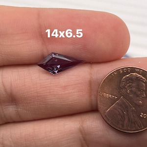 Lab Created Alexandrite Kite Shape Step Cut AAA Quality Available in 5x2.25MM - 12x5.5MM