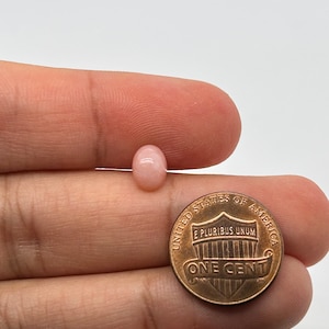 Rosa Opal Cabochons - AAA Grade Oval Edelsteine - Flache Rückseite Steine in den Größen 8x6 bis 10 x 8 mm erhältlich