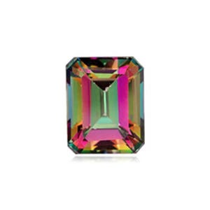 Natural Mystic Green Topaz Emerald Cut AAA Loose Gemstones Available in 5x3MM-22x15MM