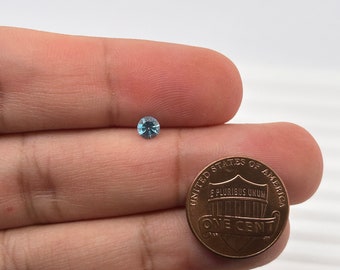 Swiss Blue Topaz Round Shape AAA/AA Loose Gemstone from 4MM-12MM