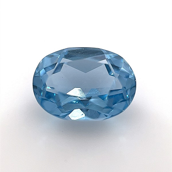 Lab Grown Aquamarine Spinel Oval Cut AAA Quality Available in 8x6mm - 10x8mm