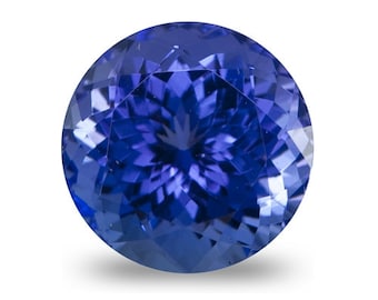 Natural Round Genuine Arusha Tanzanite AAAA (Heirloom) Loose Gemstone Available in 4MM-8MM
