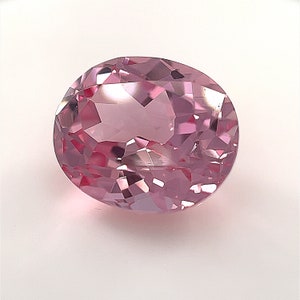 Safira sintética Padparadscha, lapidação oval, pedra preciosa solta AAA, 6 x 4 mm - 12 x 10 mm