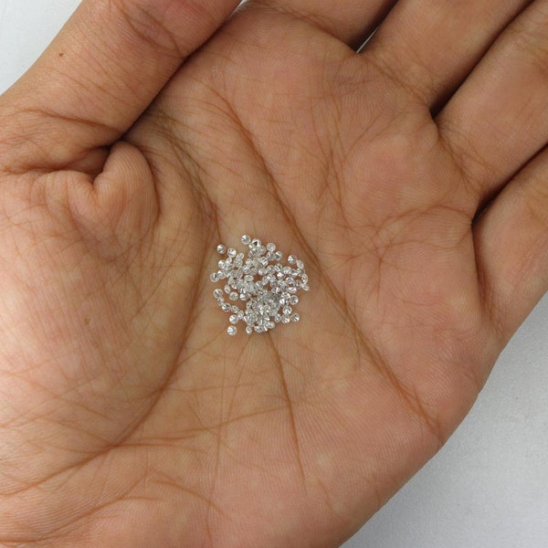 Recycled Natural White Diamonds - Excellent Cut  - Melee From 0.80mm-3mm Rounds - VS1  Quality GH Color Qty of 1/5/10/100 pcs