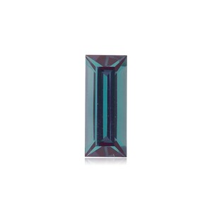 Lab Created Alexandrite Baguette shape AAA Quality from 2x1 mm 17x4mm image 3