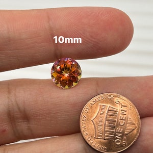 Natural Sunrise Mystic Topaz Round Shape AAA Quality Faceted Gemstone Available in 3MM-14MM