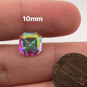 Natural Loose Mystic Mercury Mist Topaz Ascher Cut AAA Quality Available in  5MM - 10MM