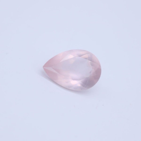 Natural Rose Quartz Pear Shape Faceted AA Quality Available in 5x3MM - 20x15MM