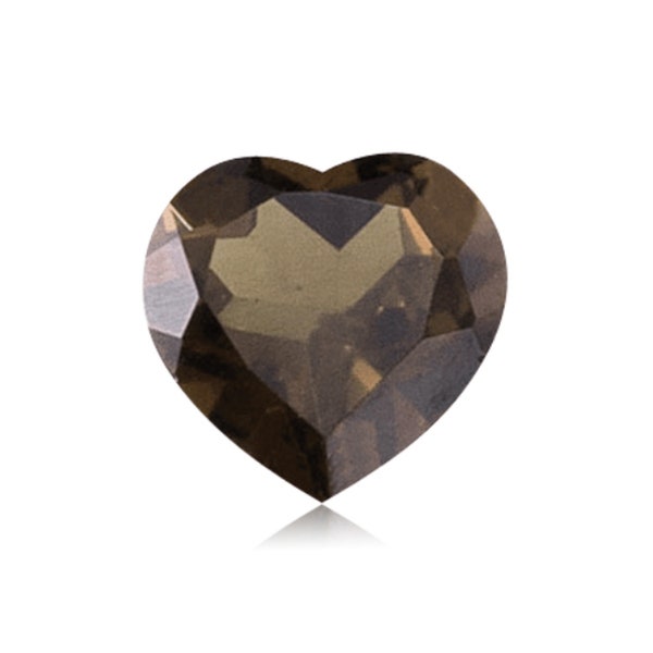 Natural Smokey Quartz Heart Shape AAA Quality from 5MM-10MM