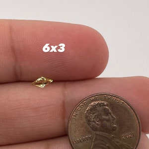 Synthetic Yellow Sapphire Swiss Made Lozenge Cut AAA Quality Available in 4x2MM -12x6MM image 6