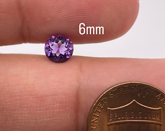 Natürlicher Rundschliff Uruguay Amethyst AAA Loser Edelstein Von 3 MM bis 10 MM erhältlich