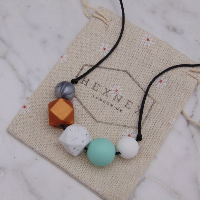 copper teething necklace