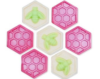 Wild Mint & Rhubarb Eco Soy Wax Melts - Bumblebee Strong Scented Home Fragrance - Wax Burner Scents - Ideas de regalos de San Valentín del Día de la Madre