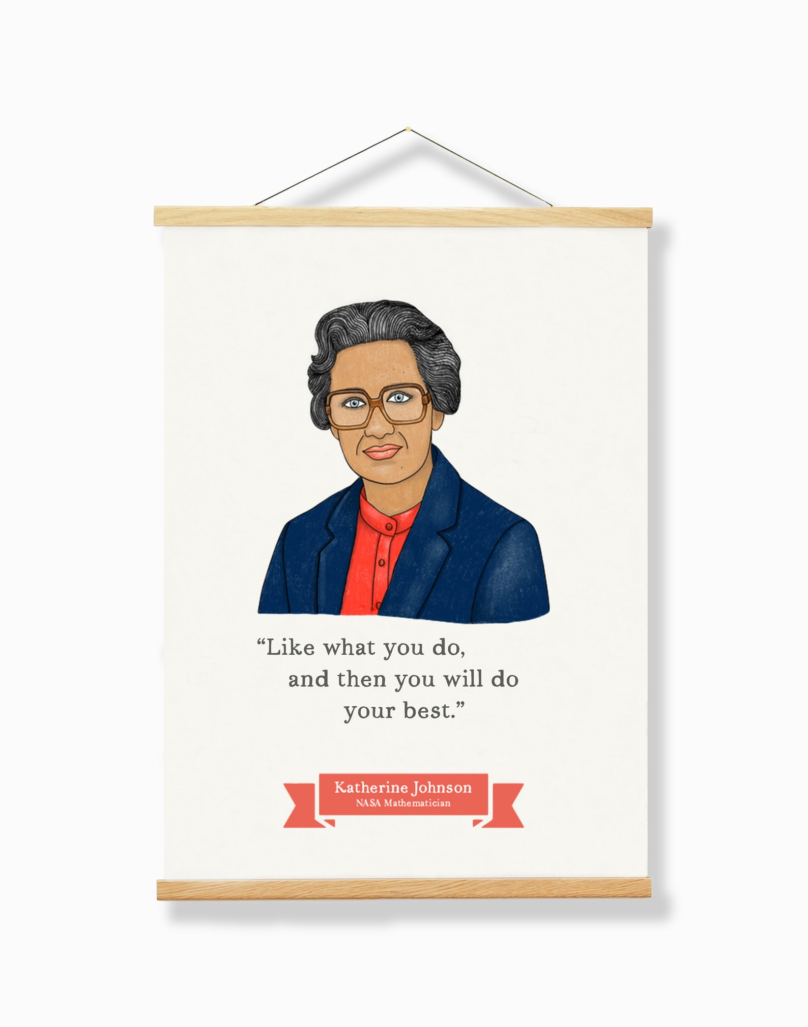 Katherine Johnson Wall Art Print Inspiring