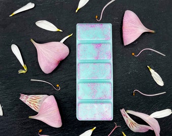 Snow Angels Eco Soy Wax Melt Snap Bar - Highly Scented Home Fragrance - Sweet Bubblegum Bathbomb Fairy Dupe - Vegan Friendly - Gift New Home