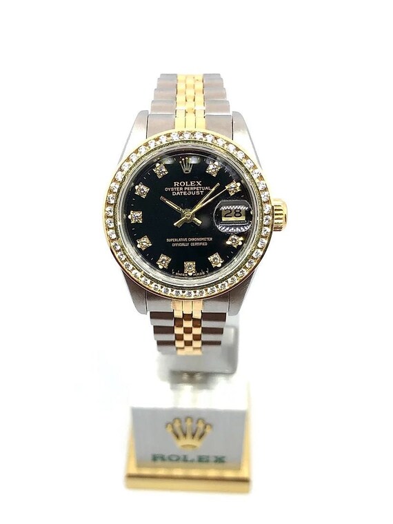 Rolex Datejust / Mens Diamond Rolex / Two Tone / B