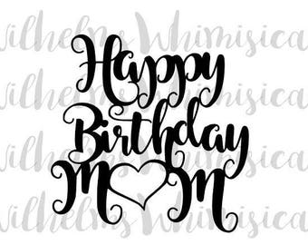 happy birthday mom etsy