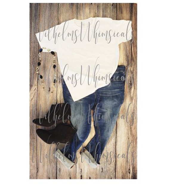 Download T-Shirt With Jeans and Shoes Mock Up Digital Download SVG ...