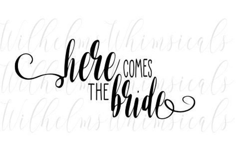 Download Clip Art Wedding Cut File Ring Bearer Here Comes The Bride Flower Girl Marriage Digital Download Cricut Bride And Groom Svg Dxf Art Collectibles