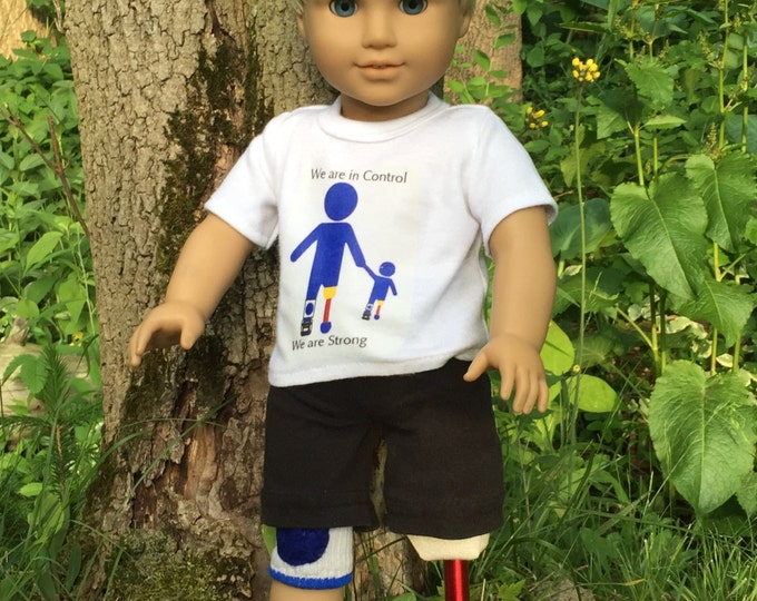 Customizable Doll With Prosthetic Leg Etsy
