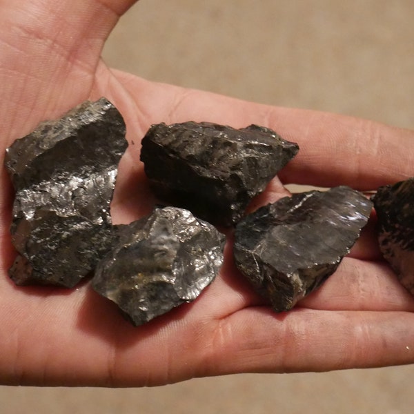 Pennsylvania Anthracite Hard Coal - Small Pieces - Hand Picked - Crafts & Christmas