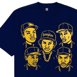 Navy Blue Yellow Compton Gz shirt to match  dunk