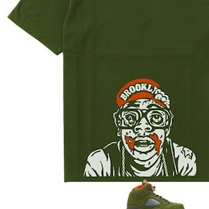 BK Zombie Orange tee Air Jordan 5 olive Outfit