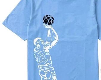 Legend Blå a1 Jordan Matchande T-shirt - Sneaker Match T-shirt
