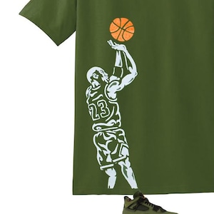 Olive Fadeaway shirt match air Jordan 4 orange undftd