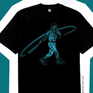 Black Ken Griffey Jr Swingman tshirt Air Griffey Max a Freshwater matching tee
