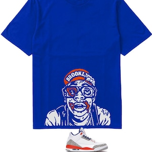Bk Zombie Royal Blue Orange shirt outfit jordan 3
