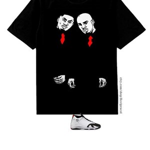Bred Belly shirt Jordan 14 black toe outfit