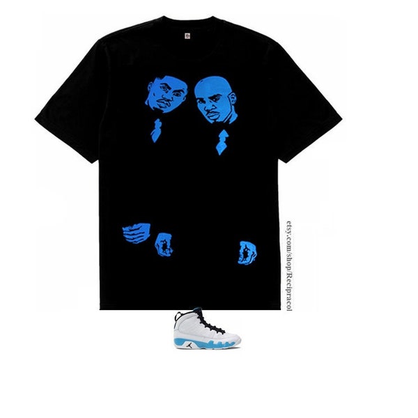 Belly shirt for air Jordan 9 Powder Blue