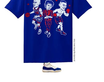 Blå Jordan a1 Rare Air Matchande T-shirt - Sneaker Match Legends T-shirt