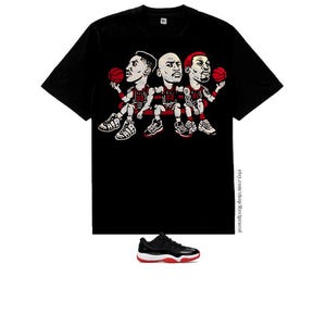 Dynasty shirt Jordan 11 Retro Low Bred outfit