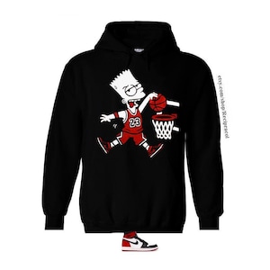 Bred 85 dunk Hoody air Jordan 1 Black Toe outfit