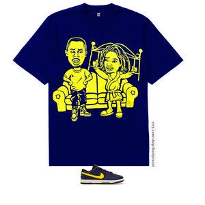 Navy Yellow Bed Head  shirt outfit  dunk