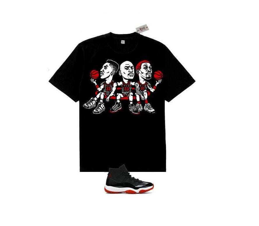 air jordan 11 bred t shirt