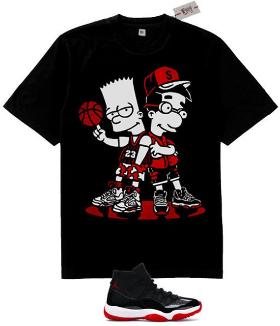 Black Red So Icey Boyz Shirt For Air Jordan 11 Playoffs Bred