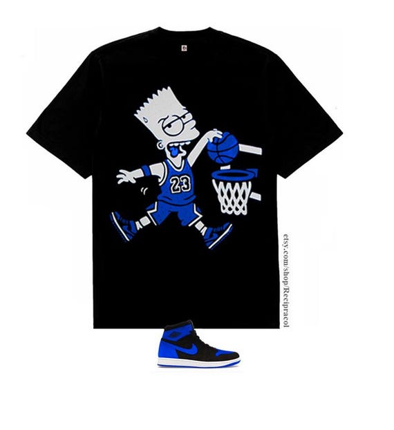 Air Jordan, Blue 85 Dunk shirt for air jordan 1 retro royal reimagined outfit