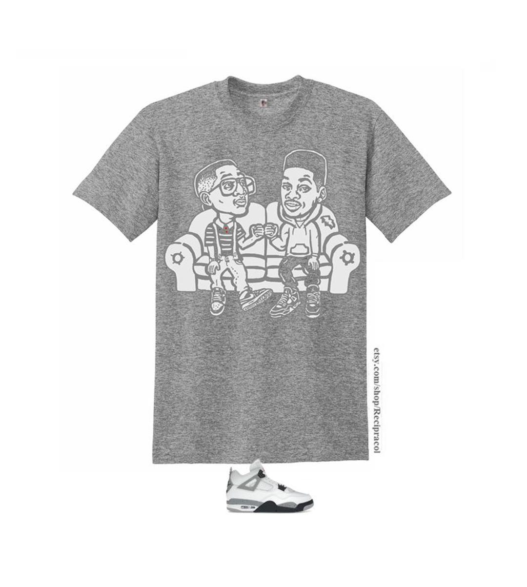 MJ(4) T-Shirt Match Jordan 1 Linen (White) main image 0