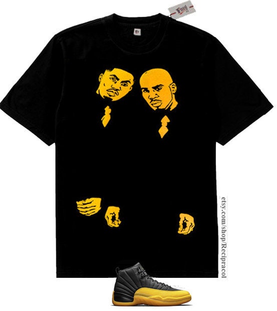 Black Gold Jordan Shirts