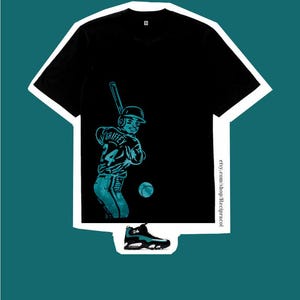 Koszulka z nadrukiem Freshwater Air Max 1 Griffey Matching T-shirt Sneaker Tee