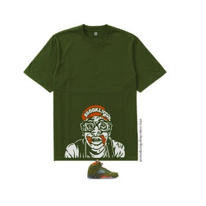 Olivgrün Air Jordan 5 Tshirt