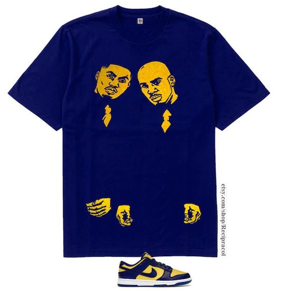 Navy Blue Yellow Belly Shirt to Match Dunk Etsy